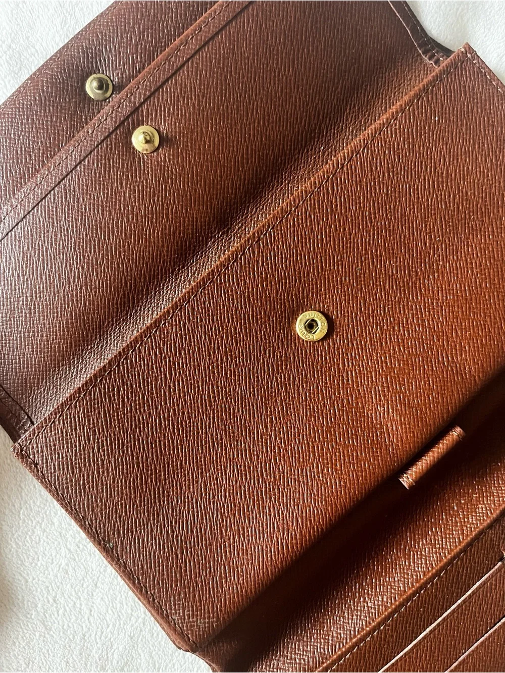 Louis Vuitton Monogram Continental Wallet - Dark Brown & Gold